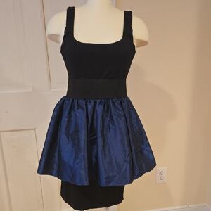 Agua by Agua Bendita Black and Navy Mini Dress